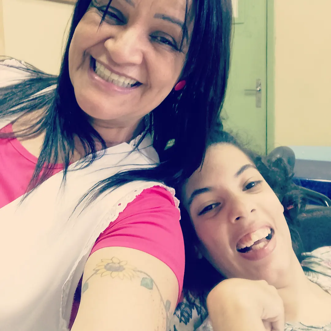 Professora Lainha em sala de aula